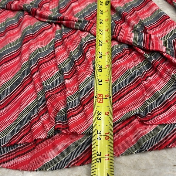 Bailey 44 | Emile Faux Wrap‎ Dress | Multicolor Striped | Size Medium - Picture 8 of 14